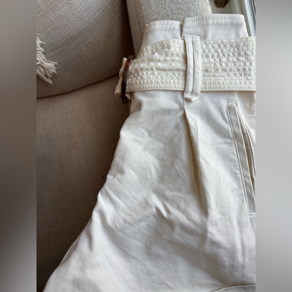 Sezane Rome Shorts FR 34 - Cream - Picture 4 of 4